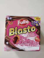 Fullo Blasto เวเฟอร์สติ๊ก ฟัลด์ วิท ครีม โค้ตเต็ด คาราเมลแอนด์ ครันช์ ช็อคโก-สตรอว์เบอร์รี่