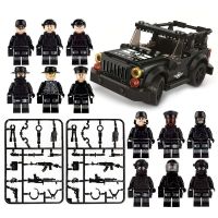 12pcs Mini Forces Special Action Figure Military Weapons Puzzle Accessories Game