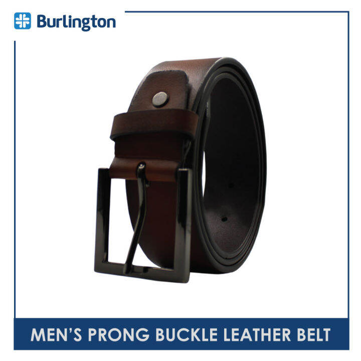Burlington Men's Prong Buckle Genuine Leather Belt 1 Piece JMLP2402 Lazada PH