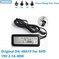 Original AC Adapter Charger สำหรับ APD 19V 2.1A 40W DA-40A19แล็ปท็อปพาวเวอร์ซัพพลาย