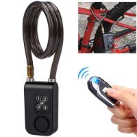 Cycling Security Lock Wireless Remote Control Anti-theft Vibration Alarm Lock Electric Motorcycle Code Chain Lock Bicycle Access Locks