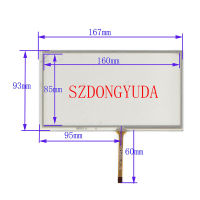 ใหม่ทัชแพด7นิ้ว4-line 167*93สำหรับ Clarion NX700 NX700B นำทาง GPS Touch Screen Digitizer GLAS พร้อมสายต่อ