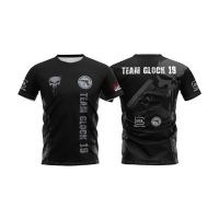 เสื้อยืด Team Glock สุดยอดคอลเลคชั่น  เนื้อผ้าสวมใส่สบาย ผ้าแห้งไว ไม่อมเหงื่อ มีหลายขนาดให้เลือก