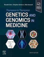 Thompson &amp; Thompson Genetics and Genomics in Medicine, 9th Edition  – ISBN :  9780323547628 - Meditext