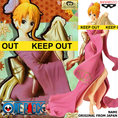 Figure ฟิกเกอร์ งานแท้ 100% แมวทอง Banpresto จาก One Piece วันพีซ เต็มพิกัดสลัดจอมลุย วันพีช Nami นามิ Kimono Pink ชุดกิมิโน กลุ่มโจรสลัดหมวกฟาง Ver Original from Japan อนิเมะ การ์ตูน มังงะ คอลเลกชัน ของขวัญ Gift New Collection ตุ๊กตา manga Model โมเดล