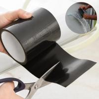 150CM/Roll Leak Repair Pipe Tape Fiber Cover Plugging Water Tape Bathroom Leak-trapping Bucket Stickers Strong Waterproof Tape