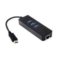 type-c 3.1 to lan Gigabit Ethernet with hub usb 3.0 บริการเก็บเงินปลายทาง