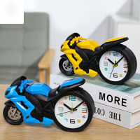 Antique Motorcycle Alarm Clock Creative Locomotive Student Children Birthday Gift Presents Home Crafts Ornaments