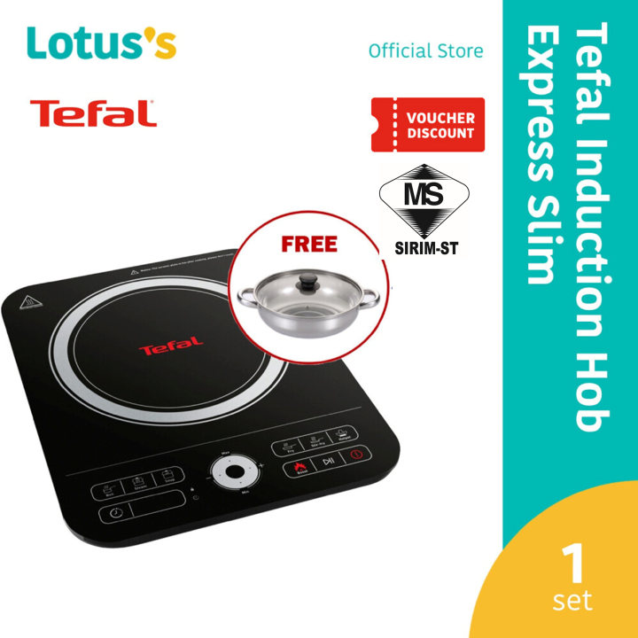 Tefal Induction Hob Express Slim with Pot (IH7208) Lazada