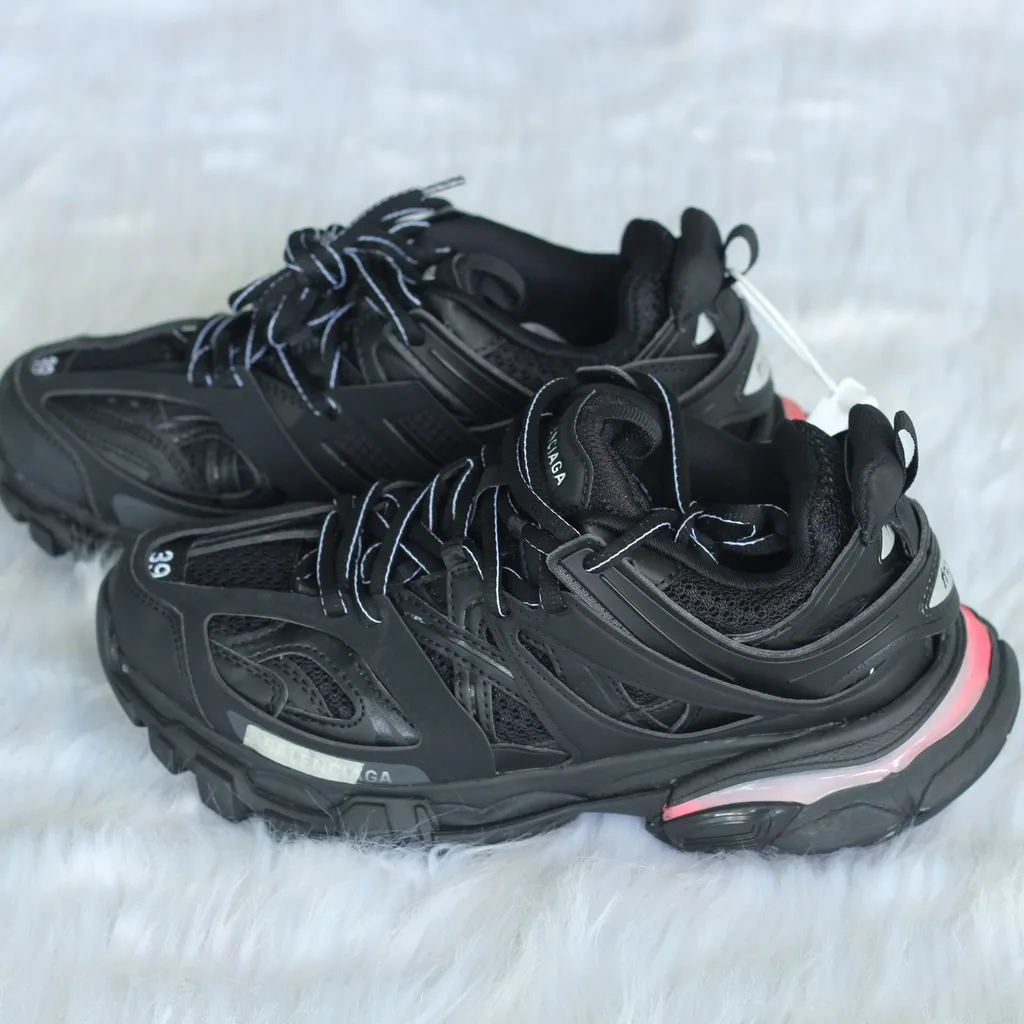 BALENCIAGA TRACK LED TRAINERS ON FOOT  REVIEW  YouTube