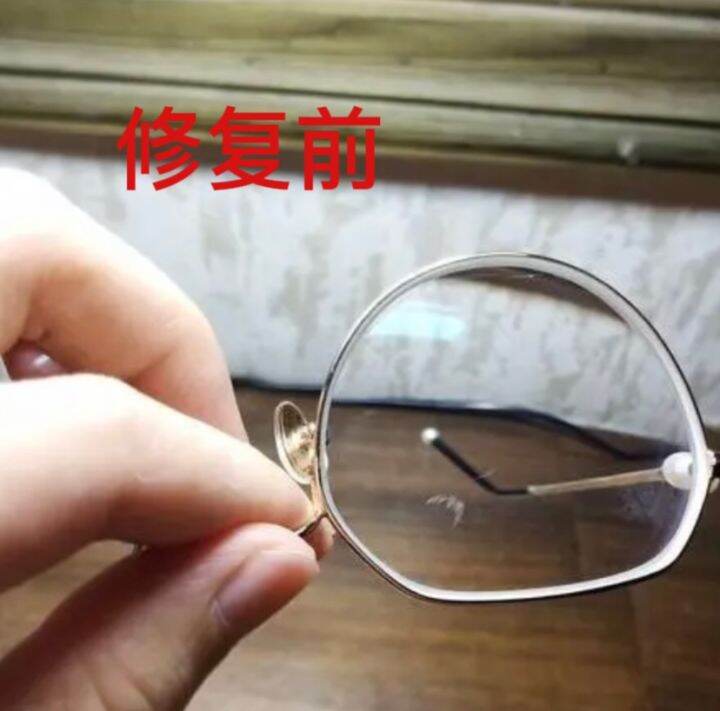 Repair of scratches on resin glasses lens Scratches, scratches, cracks