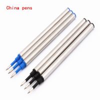 Luxury quality Size 111mm Ink water 3pcs Black for blue Refill Rollerball Pen New office 0.5mm Nib Suitable for many types of Pens