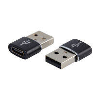 Wuyangmin อะแดปเตอร์ USB C 3.0ชนิด C เป็น USB อะแดปเตอร์2.0สำหรับโทรศัพท์มือถือตัวผู้เป็นทีเสียบยูเอสบี USB ตัว USB ชนิด C ตัวแปลง USB ตัวแปลงชนิด C สำหรับแล็ปท็อปพีซี