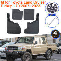 สำหรับ Toyota Land Cruiser City Pickup 70 LC70 FJ70 1984 ~ 2023 2009 2015 2ประตู J70 4ประตู2022อุปกรณ์เสริม4x Mudguard Fender Mudflap