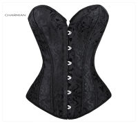 2021Charmian Womens Plus Size Vintage Overbust Corset Top Sexy White Wedding Bride Corsets and Bustiers Green Black Body Shaper