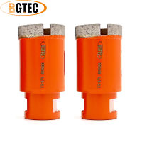 BGTEC 2ชิ้นเส้นผ่าศูนย์กลาง35มิลลิเมตรเพชรเชื่อมเจาะแกนบิต (เปียก) 58-11กระทู้สำหรับการขุดเจาะหินแกรนิตและ Marbel หลุมเลื่อย