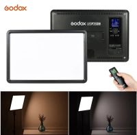 พร้อมส่ง (พร้อมขาตั้ง) Godox LED Video P260C LigUltra-thin 30W 3300K~5600K Color Temperature Bi-Color LED Video Light  w/ AC Adapter Remote