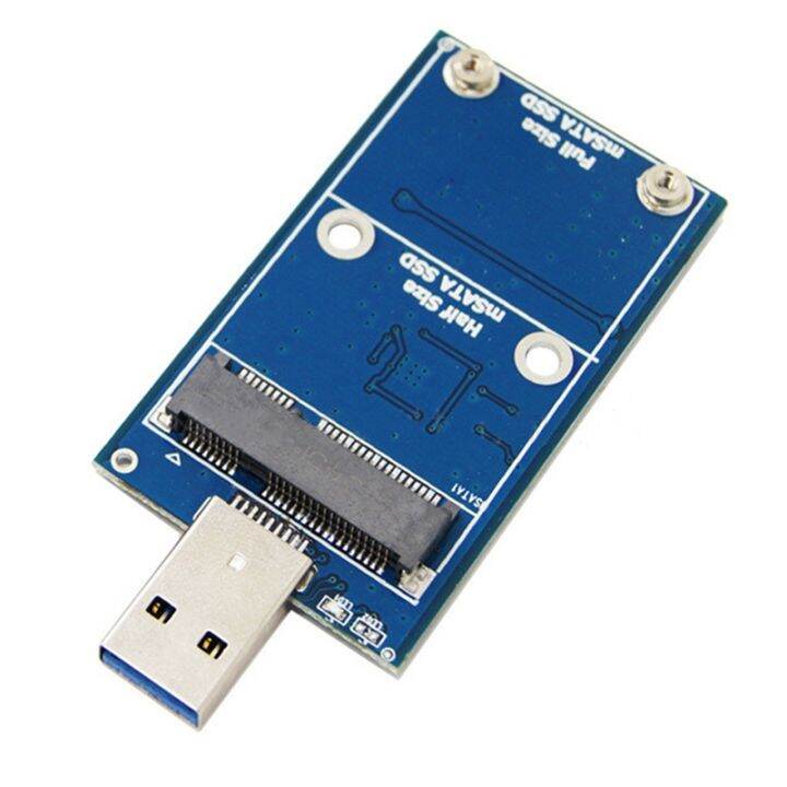 MSATA to USB 3.0 Hard Drive Case MSATA USB Adapter External Solid State ...