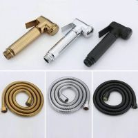 Free shipping Antique Brass Handheld Bidet Spray Shower Set Copper Bidet Sprayer Lanos Toilet Bidet Gun Faucet Lavatory Black