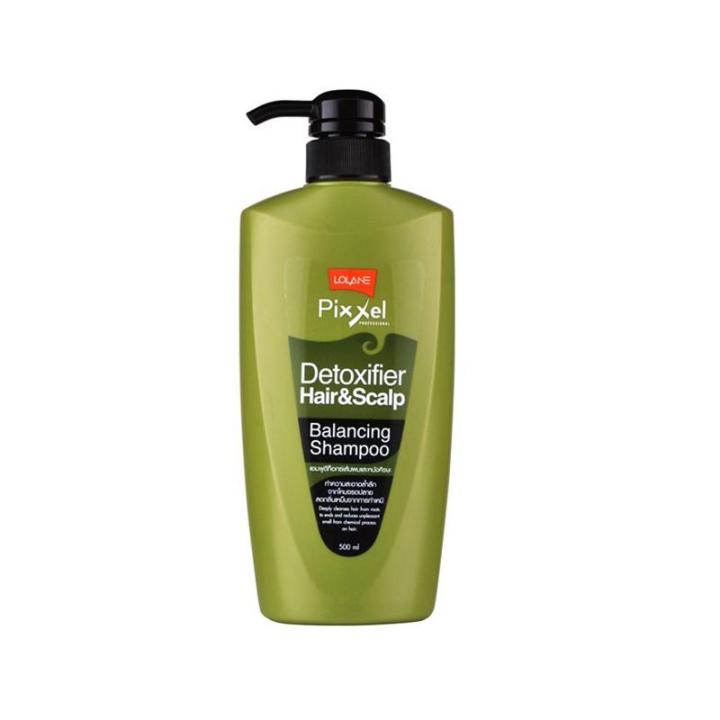 lolane-pixxel-detoxifier-hair-amp-scalp-balancing-shampoo-500-ml-แชมพู-โลแลน-ดีท็อก