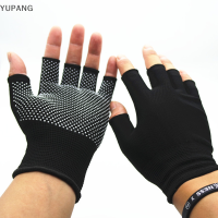 YUPANG IPTY Veli Shy Meigutivi Half Finger Breathable ขี่จักรยาน MTB เดินป่าฟิตเนสถัก Antiskid ถุงมือ