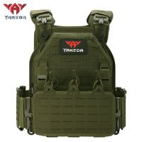 YAKEDA 1000D Nylon Durable Chaleco Tactico Multi-Cam Tactical Vest Plate Carrier Gilet Tactiqu Vest for Military Hunting