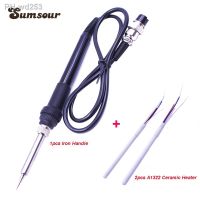 Original Saike Soldering Station 852D 909D 898D Universal Soldering Iron Handle With 2 Additional Heating Elements