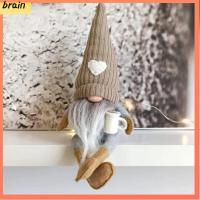 BRAIN 2 pcs ศิลปะผ้าศิลปะ ตุ๊กตาตกแต่งกาแฟ สีกากีสี กาแฟและกาแฟ ตกแต่งตุ๊กตาแคระไร้หน้า แฟชั่นสำหรับผู้หญิง เครื่องประดับตกแต่งตุ๊กตาไร้หน้า ห้องในห้อง