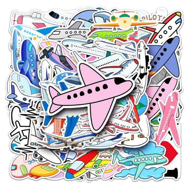 plane-stickers-for-water-bottles-50pcs-aesthetic-waterproof-decorative-laptop-decals-airplane-related-gifts-decorative-stickers-for-water-bottles-refrigerator-skateboard-dependable