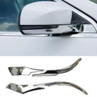 For Jeep Compass 2017 2018 2019 2020 2021 2022 Car Accessories Side Door Rear View Mirror Eyebrow Trim Anti-Rub Strips Frame