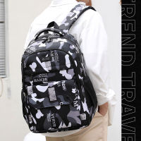 Fashion Camouflage Business Leisure Bag Junior High School Students Trend Shoulder Bag Back To School Backpack 2021 New