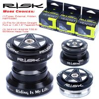 RISK MTB Road Bicycle Headsets 44mm 34/41/41.8/49.7/50.6/55/56mm for Bike 28.6mm 1 1/8 Straight 1.25-1.5" 1 1/4-1/2 Tapered Fork Medicine  First Aid S