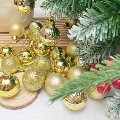 3cm Christmas Decoration Balls 24pcs Christmas Ball Decorations 3cm Christmas Ball Set Christmas Ball Ornament Set 3cm Christmas Decoration Balls Christmas Tree Hanging Ornaments 24pcs Christmas Ball Decorations Christmas Party Supplies Christmas Pendant