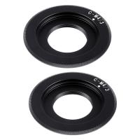 2X C - Mount Lens - Micro-Four Thirds (Olympus,for Panasonic) Camera Body Support Lens Mount Adapter C - M4 / 3