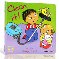 English original helping hands clean it small helper good helper series cleaning Wu minlan book list child S play paperback audio