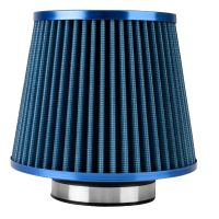 Blue Blue Sales promotion Universal Car Parts 76MM 3 Inch Car Air Filter High Flow Intake Filterintake Filter Sport Power Mesh Cone Cold Air Induction Kit