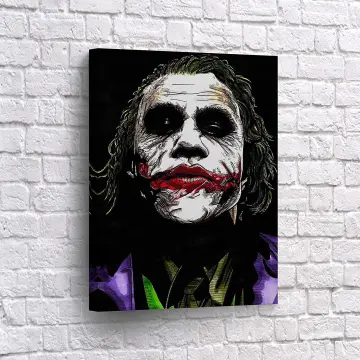 Joker and Violet art print for sale