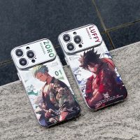 Zoro Lu Ffy เคสโทรศัพท์มือถือสำหรับ15 Pro Max 15 Plus 14 Pro Max 13 Pro Max Max ฝาหลังซิลิโคนนิ่มสำหรับ iPhone 12 Pro Max 11