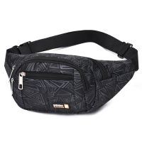 Outdoor Chest Pack Bag Waist Belt Bag Running Cloth Bag Waterproof Phone Waist Pouch Fanny Zip Bag Mobile Bum Jogging Oxford Running Belt