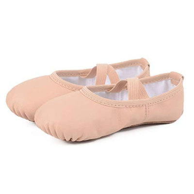 Size 35 Skin Tone Ballet Shoes Girls Toddler Shoes Full-Sole Ballet Slippers Dance Shoes