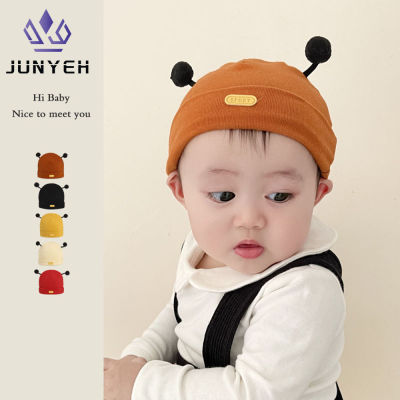 เกาหลีผ้าฝ้ายหมวกเด็กฤดูใบไม้ร่วงฤดูหนาวหนาน่ารักทารกแรกเกิดหมวกหนวดหมวกสำหรับเด็ก0-6 Month