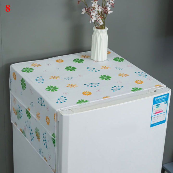 การพิมพ์ที่สวยงามที่มีสีสันตู้เย็นฝุ่นเครื่องใช้ในบ้านฝาครอบกันน้ำฝุ่นผ้าเครื่องซักผ้าปกขายร้อน