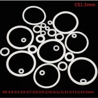 50pcs Red VMQ Silicone O Ring Gasket CS 1.5mm OD 4/4.5/5.5/6.5/7.5/8.5/9.5/10.5/11.5/12.5/13.5/14.5mm Food Grade O Ring Seal