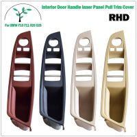 Right Hand Drive RHD Wine Car Interior Door Handle Inner Panel Pull Trim Cover Armrest For BMW 5 series F10 F11 520 525