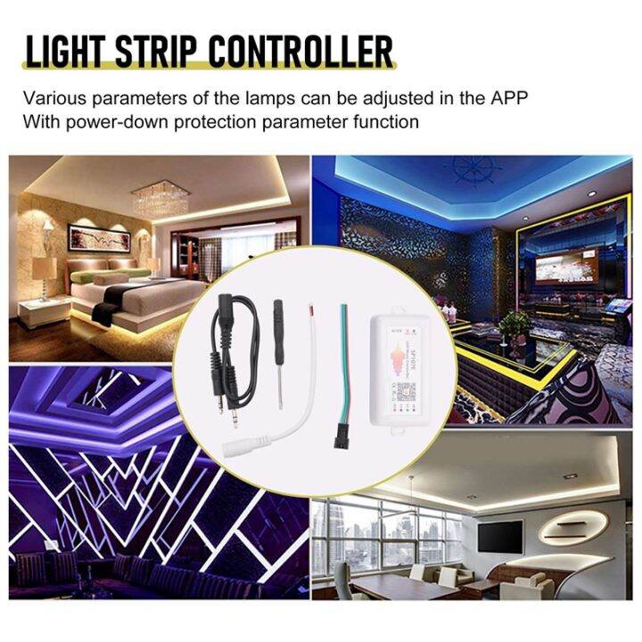 sp107e-led-controller-bluetooth-smart-app-ws2811-2812b-light-strip-dimming-led-music-controller