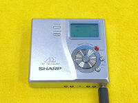 เครื่องเล่น MD Sharp MD-DR77 สีเงิน Alpha Sigma 1-Bit Technology MiniDisc นำเข้าญี่ปุ่น