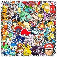 10/30/50PCS Anime Pokemon Cute Stickers Decals DIY Notebook Laptop Phone Suitcase Bike Graffiti Funny Cartoon Sticker Kid Toy