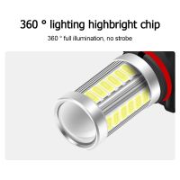 2pcs H11 LED HB4 9006 HB3 9005 Car LED H10 H8 H16 fog Light Bulb H9 5730SMD 1500LM 12V Auto Driving Running Lamp White 6000K