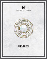 กระจกตกแต่งผนังดีไซน์ Muro Living รุ่น HELIX 71