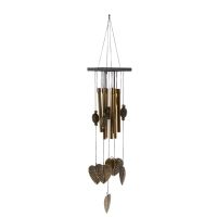 บ้านโบราณ-รักหัวใจ8หลอด/ปลาทองแดง6ระฆังผ่อนคลาย Windchime Campanula กลางแจ้งที่อยู่อาศัยอุปกรณ์ตกแต่งสวนลานระฆังลม